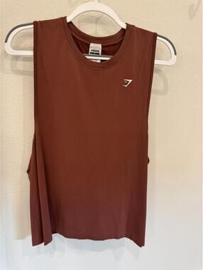 Gymshark Women's Everyday Sleeveless Tank Top XL Brown